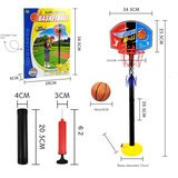 Basketbalová sada Foxbuy s míčem a pumpou 115 cm