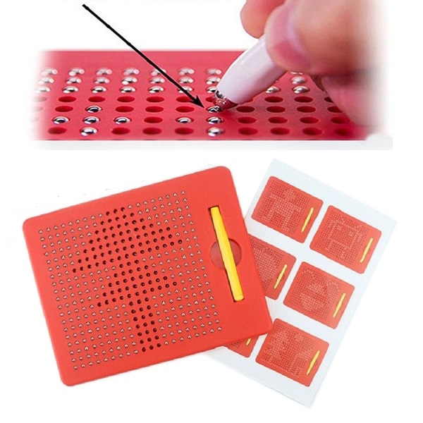 Magnetická tabule MagPad 714 kuliček - červená